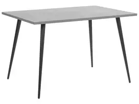 Valgomojo stalas SANTIAGO pilkas betono efektas 120 cm 80 cm