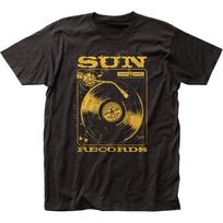 Sun Records Turntable Mens T Shirt Rock And Roll Classic Band Tee New Black 4XL