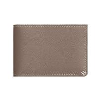 Hermes H Sellier Flap Wallet Evercolor Leather Women Wallet Etoupe Gray H084681CA18 18 Etoupe Elephant Gray