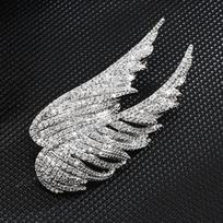 Flying Wings Together, Elegant And Luxurious Brooch, Full Of Zircon Brooch, Copper-Plated Real Gold, Wholesale By The Manufacturer, One Piece Is Sent