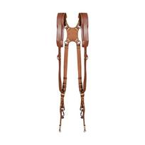Leather Camera Neck Straps For Digital SLR Cameras Ergonomic Design Wide Adjustable Shoulder Support Style Texture