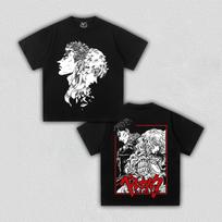 Classic Japanese Anime Berserk Griffith Femto T Shirt Men Women Oversizd Y2k Short Sleeved Streetwear Harajuku Female Male Clothing 4XL