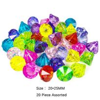 20Pcs Party Bag Fillers Pirate Treasure Gems Diamond Jewelry Birthday Gifts For Kids Young Boys Girls  Kinder Surprise Toys