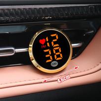 New LED Car Clock Touch Type Digital Watch Mini Motorcycle Luminous Digital Clocks Alloy Electronic Watch Car auksinė
