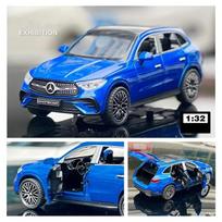 1:32 Benzs GLC 400e visureigis lydinio automobilio modelis lieto metalo žaislinė transporto priemonė automobilio modelis garso ir šviesos imitacija kolekcija vaikų dovana