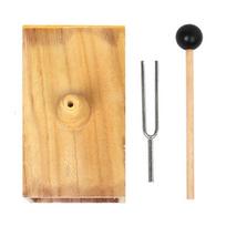 Metal and Wood Resonance Fork Educational Tuning Fork Suitable for Middle School Physics Sound Waves Study Lab Equipment 1