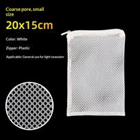 Aquarium Filter Net Bags Reusable Fine Filter Media Bags With Zipper For Aquarium Filtration Bio Ball Carbon Isolation Storage A2