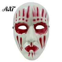 Non-Slip Halloween Mask Scary Full Face Mask, Dripping Blood Ghost Cosplay Bleeding Prop for Party, Horror Skull with Adjustable Strap Party