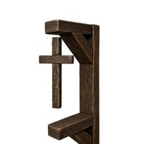 Rustic Cross Wall Decor - Cross Wall Hanging for Home Living Room One Size