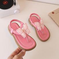 Girls' Fashionable Sandals: Summer Children's Princess-Style Breathable Thong Sandals 23