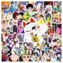 10/30/50pcs Ayase Momo Anime DANDADAN Stickers Takakura Ken Cartoon Graffiti Sticker DIY Laptop Notebook Guitar Cool Decals Toy