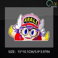 for Arale Fine Decal Vinyl Car Sticker Body Car Bumper Truck Camper Waterproof Sunscreen Decals Custom Printing