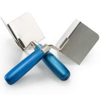 Corner Set - Internal and External Angle Trowels for Wall Corners, Wood Handle, 2 Pack one size