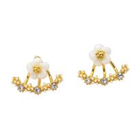 Flower Earrings, Branch Eye Shape Design Alloy Jewelry for Women one size