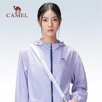 CAMEL Women's Cooling Water-Repellent Hooded Outdoor Jacket M