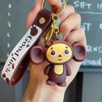 Cartoon Cheburashka Key Chain Russia Movie Cosplay Big Eared Monkey Backpack Pendant Accessories Children Gifts