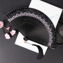 With Tassel Folding Fan Change Color Dance Fan Ancient   Dance