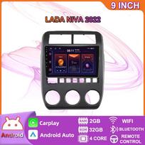 Icreative Android Car Radio For Lada Niva 2022+ Multimedia Video Player Navigation WIFI GPS Carplay DSP RDS 2din 4+64GB 2+32GB