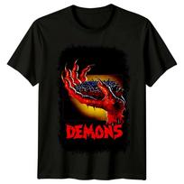 Demonai (1985 m) Filmo plakato įkvėpti marškinėliai Retro 80-ųjų T-shirt S
