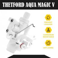 Upgraded Thetford Aqua Magic Toilet V Water Valve Replacement For RV Part 31705 white