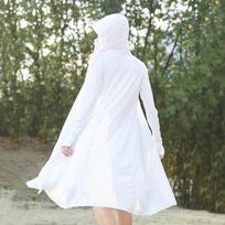 Milin Women's Summer Ice Silk Sun Protection Jacket M balta