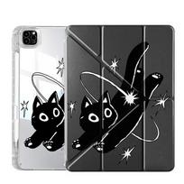 Jumping Cat Y-Fold Holder Cover Tablet Case For iPad Pro 2025 Mini 6 7 Air 4 5 M3 M2 1 2 M4 11inch Pro 11th 10th 9th 8th 7th iPad Mini 6 8.3