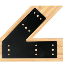 45 Degree Angle Bracket for Wooden Posts Heavy Duty Steel Support for Gazebo Pergola Deck Fence Structural Reinforcement One Size