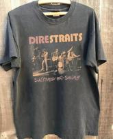 American Dire Straits Charcoal Cotton T-Shirt Unisex Summer New Vintage Men's and Women's Streetwear S