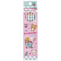 Happy School Rilakkuma Pencils 2B Red Pencil Set PH09101 San-X (Dozen)