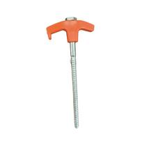 10pcs Heavy Duty Tent Stakes Metal Ground Stakes Fixed Tent Peg Tarp Pegs  Trampoline 20cm