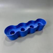 3D Printing Condiment Tube Rack 4 Slots Pantry Squeeze Tube Box  for Wasabi Mayo