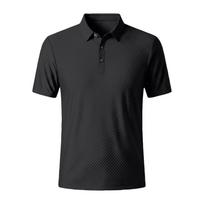 Men's Short Sleeve Button Shirt - Ice Silk Mesh Summer Casual Top L