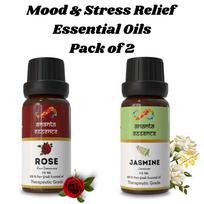 Ananta eterinių aliejų rinkinys – rožių ir jazminų aromatiniai aliejai difuzoriams ir namų kvapui (2 × 10 ml) Volume= 10ml