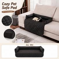 Plaid Pet Sofa Pad for Cats and Dogs, 7575cm Comfortable Cushion for Furniture , Sleeping and Lounging One Size