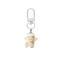 Happy Kitten Mini Kitten Keyring Funny Cute Keychain Pendant Cartoon Cat Keychain  Unisex