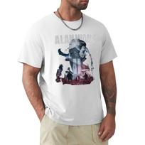 Alan Wake Horror Game Tshirt Minimalist Casual Short Sleeve Top S
