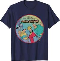 Hot Fashion Casual Disney The Emperors New Groove Characters T-Shirt T-Shirt S-4XL Four Seasons L