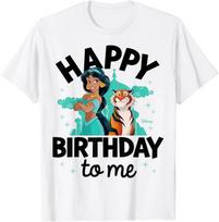 Hot Fashion Casual Disney Princess - Jasmine Happy Birthday To Me T-Shirt S-4XL Four Seasons XXXL