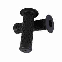 22mm 7 8 Universalios Vintažinės Minkštos Gumos Rankenos Motociklui, Purviniam Motociklui, Juodos Black
