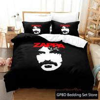 Frank Zappa Boys Bedroom Bedspread Single Twin Full Queen King Size Aldult 3D Bedding Set 2024  Quilt Cover Pillowcase 70x133cm