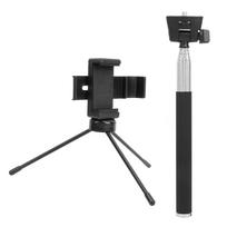 Professional Tripod Selfie Stick Mobile Phone Holder Support Mount Set Fit for OSMO Pocket black