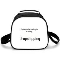 Messi & Ronaldo World Cup Kids' Lunch Bag - Insulated Handheld Picnic Bag for Students Round Lunch Bag
