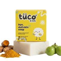 Tuco® Matinės odos muilai Ciberžolė, Taukmedžio sviestas ir Kokoso aliejus Magiški muilai voniai (75 g Pakuotė po 1) | Be parabenų | Haldi vonios muilas įdegio šalinimui | beige