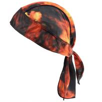 Summer Sunscreen Bandana Hat Print Quick Drying Cycling Cap Breathable Headscarf Adjustable Cotton Biker Hat Hood Headband