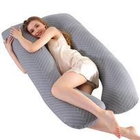 Body Pillow with Cover, Side Sleeper Pillow, U-shaped Body Pillow, Support Pillow, Pregnancy Pillow