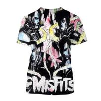 Misfits Rock Band T-Shirts Skull 3D Print Streetwear Men Women Fashion Short Sleeve T Shirt Harajuku Male Tees Tops Man Clothing M