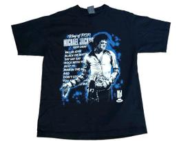 Michael Jackson King Of Pop 1958 - 2009 Rip Gold Series Black T Shirt S-5XL Unisex T-Shirt XL