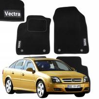 Dywaniki welurowe do opel vectra c 2002-2008r maty do samochodu haft b