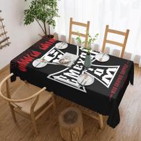 Personalized West Coast Iron Cross Choppers Custom Rectangular Tablecloth Waterproof Table Cover for Dining Events Table Cloth 137x183cm