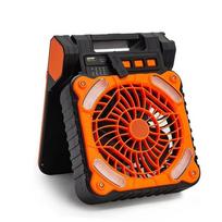 4 Sleep Timers Outdoor Solar Fan 90-Degree Folding Folding Ventilador  Construction Work